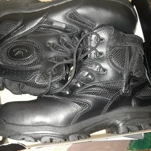 Steel toe boots